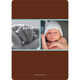 Blue and White Icon Photo Birth Announcements Image 2 of 5
